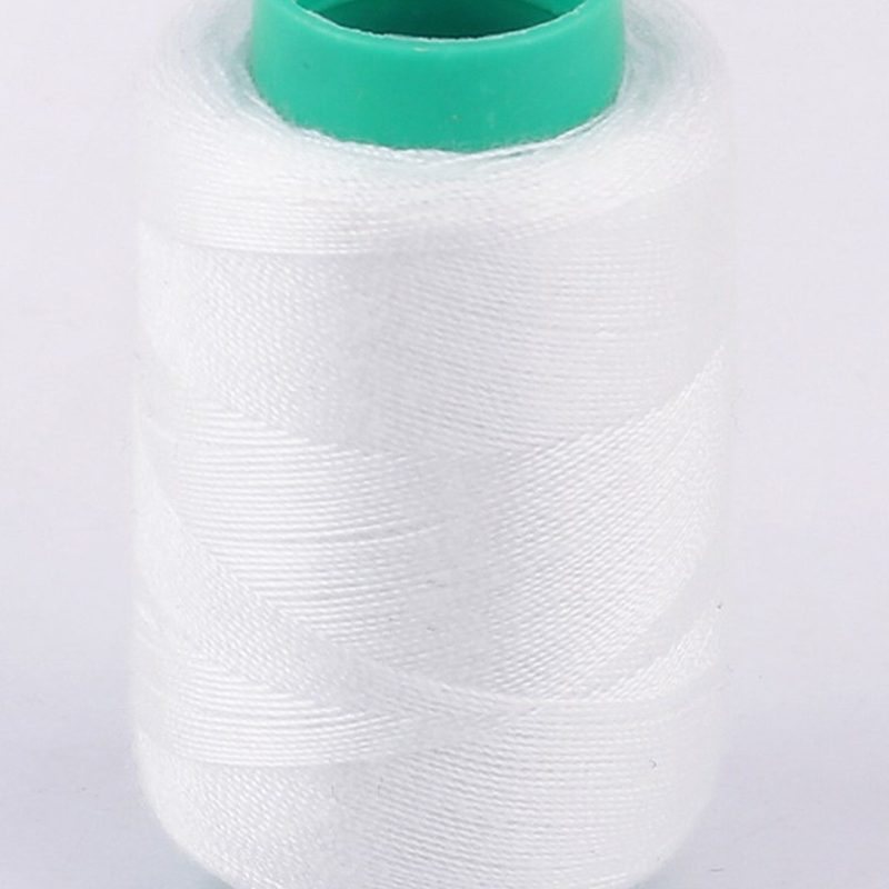 白色缝纫线卷 家用缝补线 手工缝衣服用 细节图1