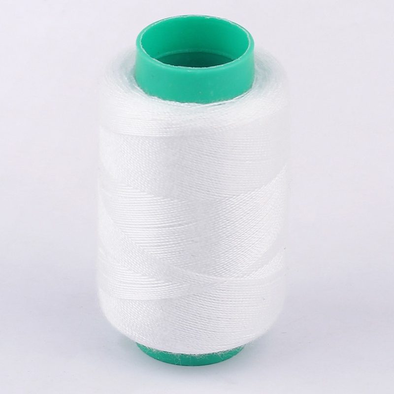 白色缝纫线卷 家用缝补线 手工缝衣服用
